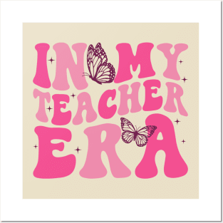 In My Teacher Era Back To School First Day Of School Retro Posters and Art